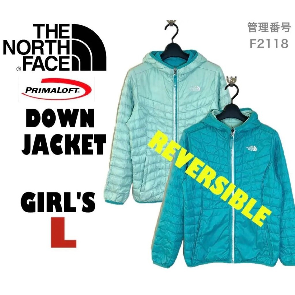 THE NORTH FACE 北面 羽絨服 雙面 Girls 日本直送 二手