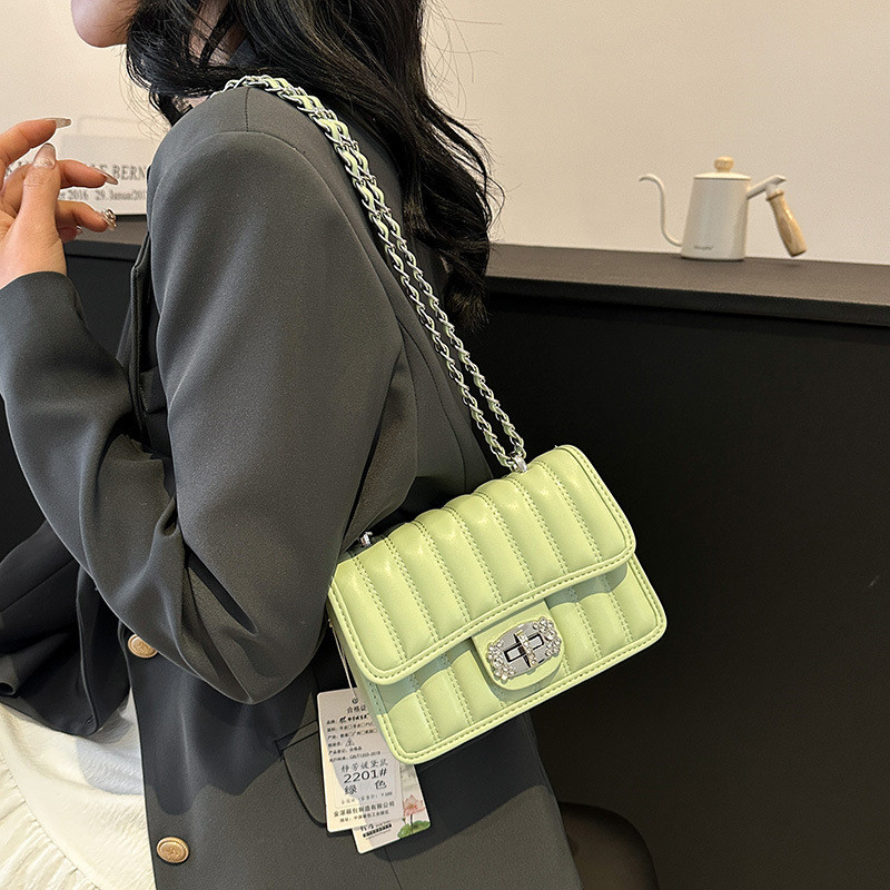 販賣美好❀韓版時尚個性大容量小方包腋下包2024春夏新款氣質百搭款女士包包