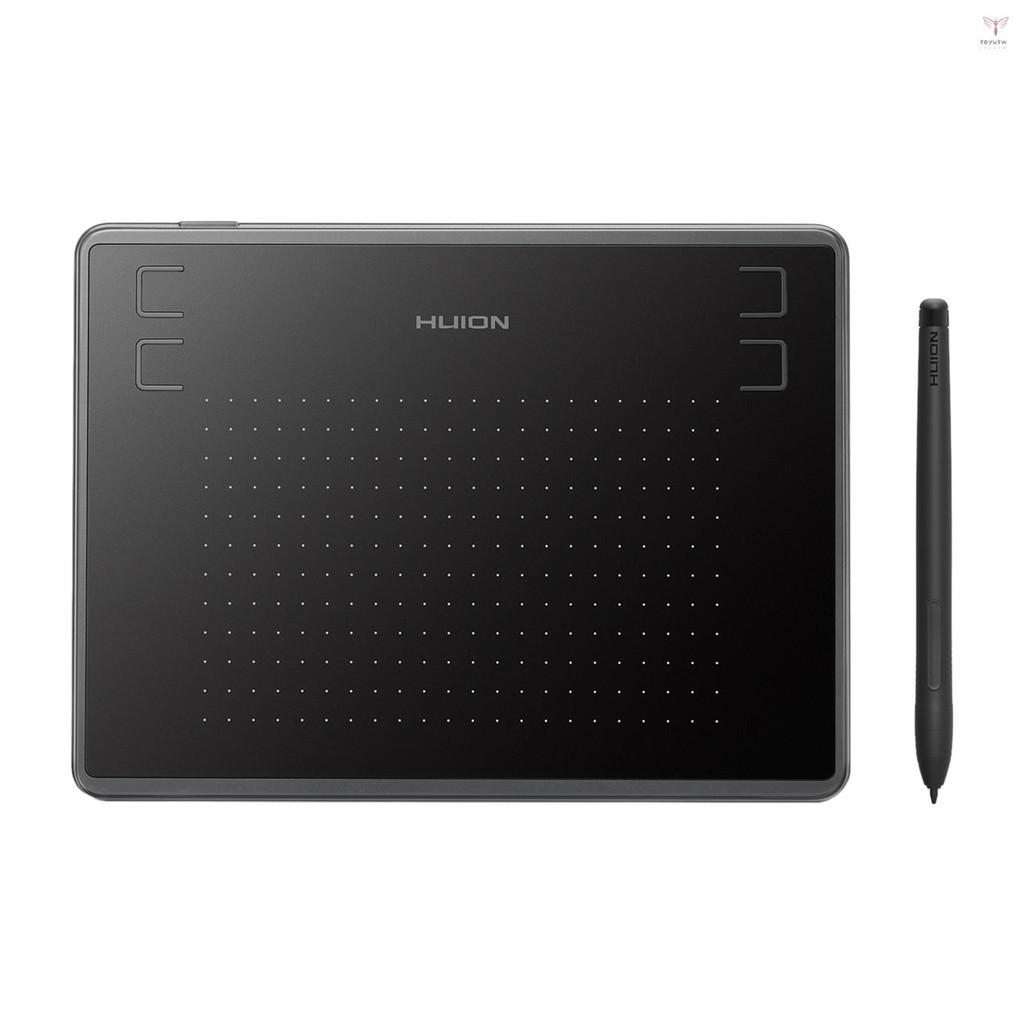 Huion H430P 4.8*3 英寸數字 T 型數位板手寫圖形繪圖簽名板書寫套件套裝帶數字筆 4096 級壓力設計/