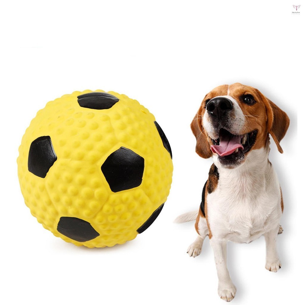 Squeaky 乳膠狗玩具寵物狗球玩具 Squeaker Squeaky Sound Dogs 互動訓練玩具軟吱吱聲狗玩