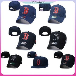 MLB Boston Red Sox 波士頓紅襪 刺繡棒球帽 男女通用 可調整 彎簷帽 平沿帽 嘻哈帽 運動帽 時尚帽子