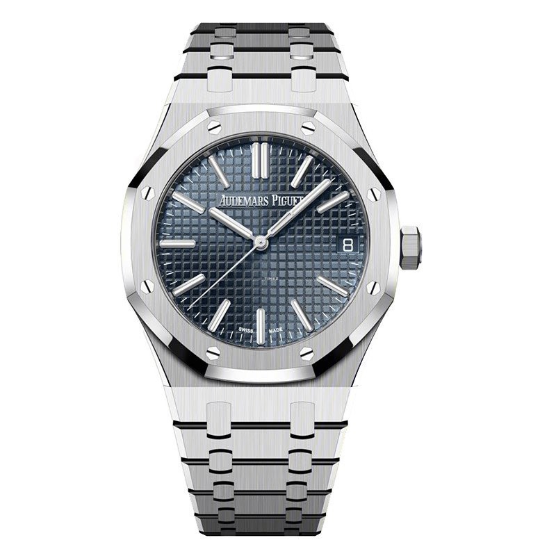 AP 手錶皇家橡樹系列15510ST藍盤男士商務時尚休閒運動男士腕錶