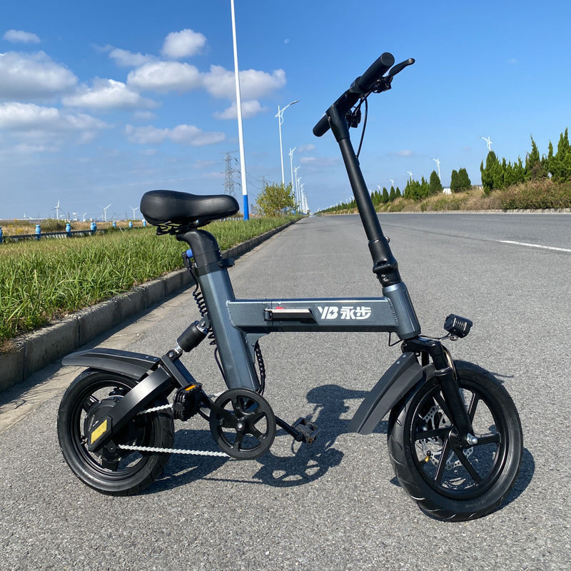 {特價清倉}可折迭電動腳踏車代駕代步車超輕小型迷你便攜式腳踏鋰電池電單車