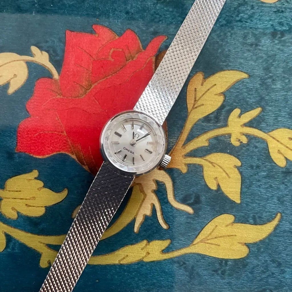 OMEGA 歐米茄 手錶 古董 純金 WG 18K 日本直送 二手