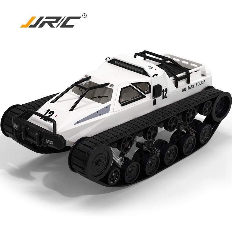 JJRC特大號電動越野遙控坦克特技高速遙控車履帶攀爬噴霧車rc玩具