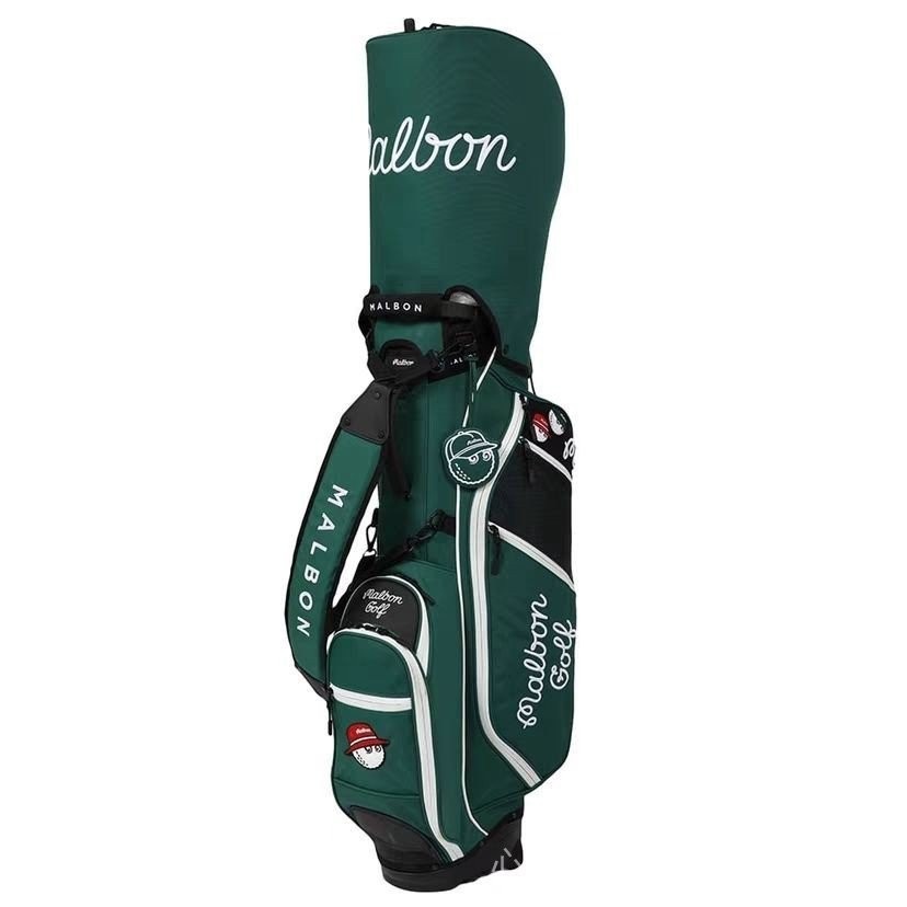 新品Malbon高爾夫球包男女韓國輕便球袋PU支架包漁夫帽單肩簡易 MT3C