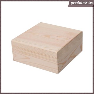 [PredoloffTW] 木製收納盒紀念品盒帶蓋禮品包裝盒容器裝飾