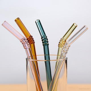 耐熱玻璃吸管彩色吸管高硼硅玻璃吸管 家居用品 廚房用具