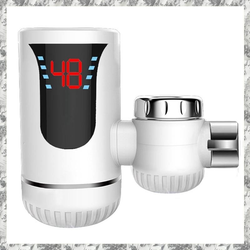 [n0h4dmblkibj.] 易於安裝快速加熱混合水龍頭即時電熱水器水龍頭加熱器帶數字顯示 EU-Plug 易於安裝易