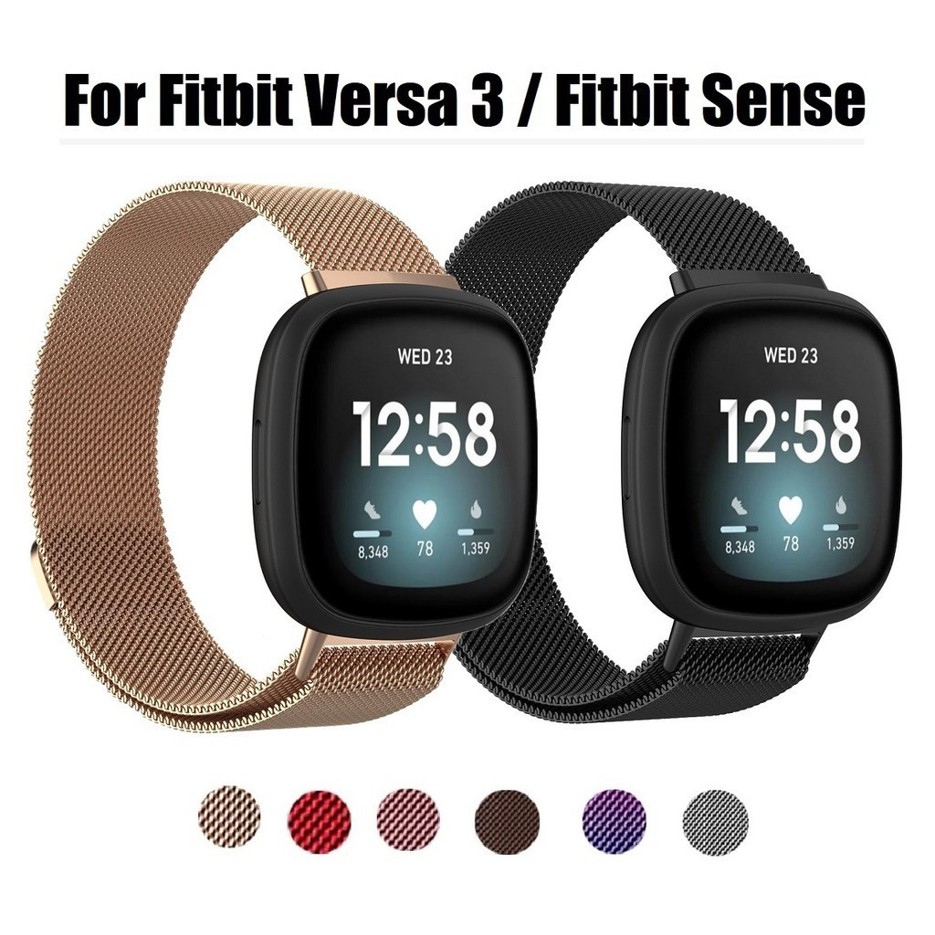 適用於 Fitbit Versa 3 錶帶 Fitbit Sense Fitbit Versa 4、Fitbit Sen