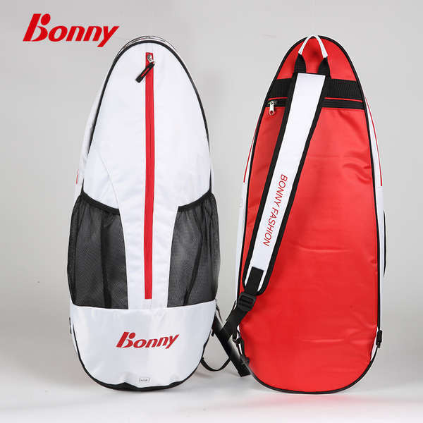 Bonny波力風尚系列休閒單肩斜背包輕便多功能羽毛球拍包網球拍包