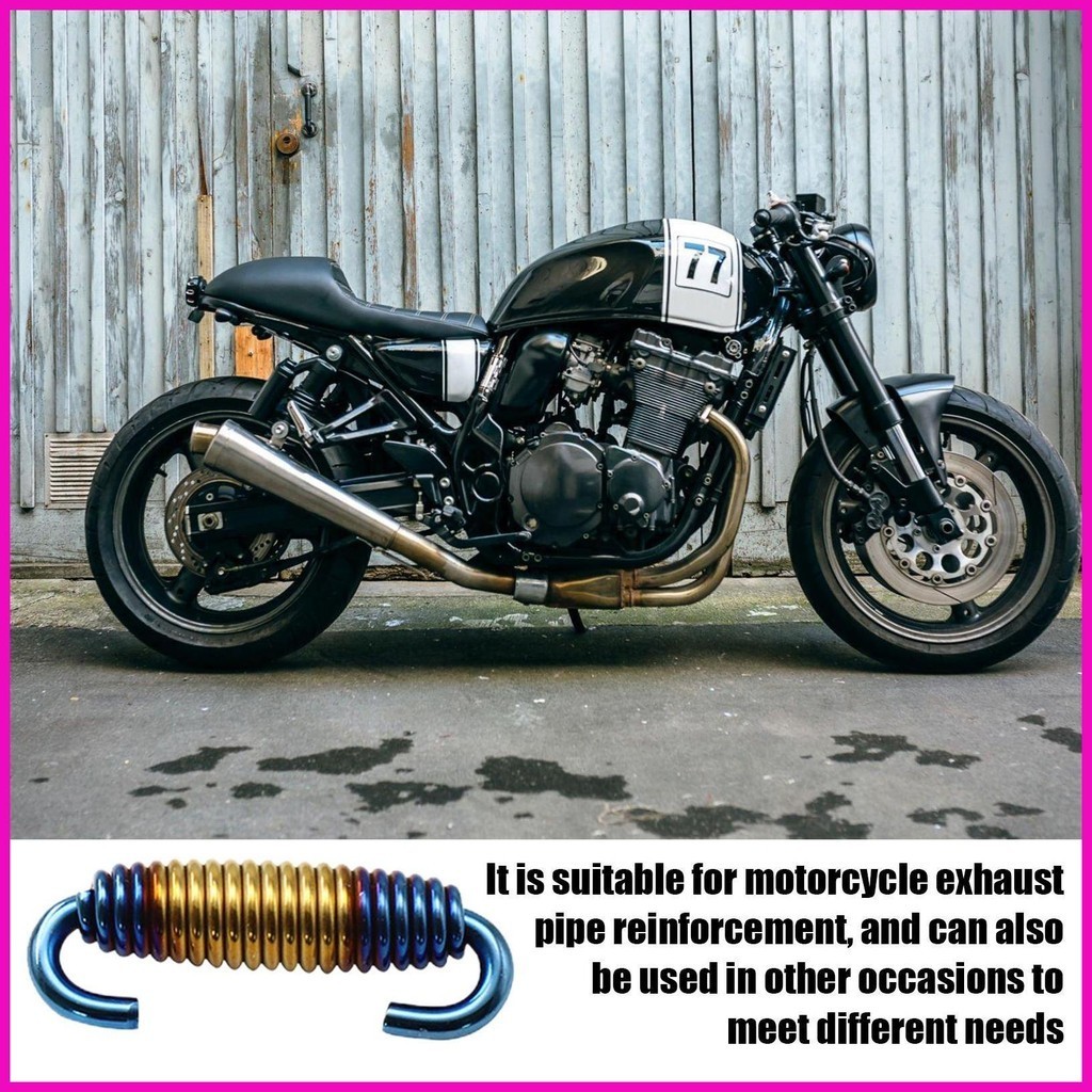 摩托車排氣管彈簧消聲器排氣管彈簧不銹鋼改裝配件強力拉力kasi1tw