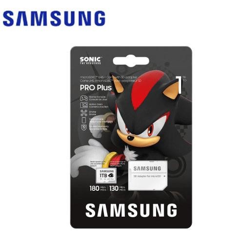 Samsung三星 2025 PRO Plus microSD 1TB 音速小子記憶卡