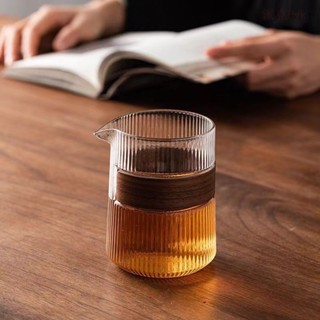 ✨Pyk派克✨【店鋪熱銷】耐熱玻璃公道盃日式傢用茶海分茶器功夫茶具單個公盃防燙勻盃加厚