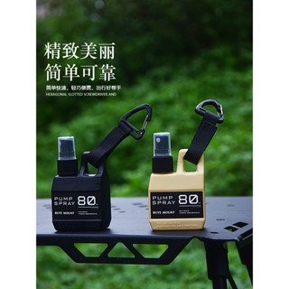噴霧消毒瓶80ml 戰術水桶造型 便攜酒精噴霧壺 旅行分裝瓶 超小塑膠噴水壺 戶外居家噴壺 -BnBV香蕉雜貨🍌