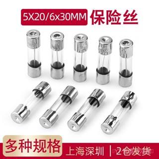 💯臺灣出貨#5x20 6x30mm玻璃保險絲管250V 0.5A 1A 2A 3A 4A 5A 8A-30A