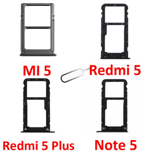 XIAOMI MI 適用於小米 MI 5 Redmi 5 Plus Note 5 手機新 SIM 托盤適配器 Micro