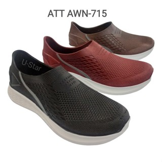 Awn-715/slip on Men ATT/橡膠鞋 ATT Prima/防滑橡膠男士 ATT