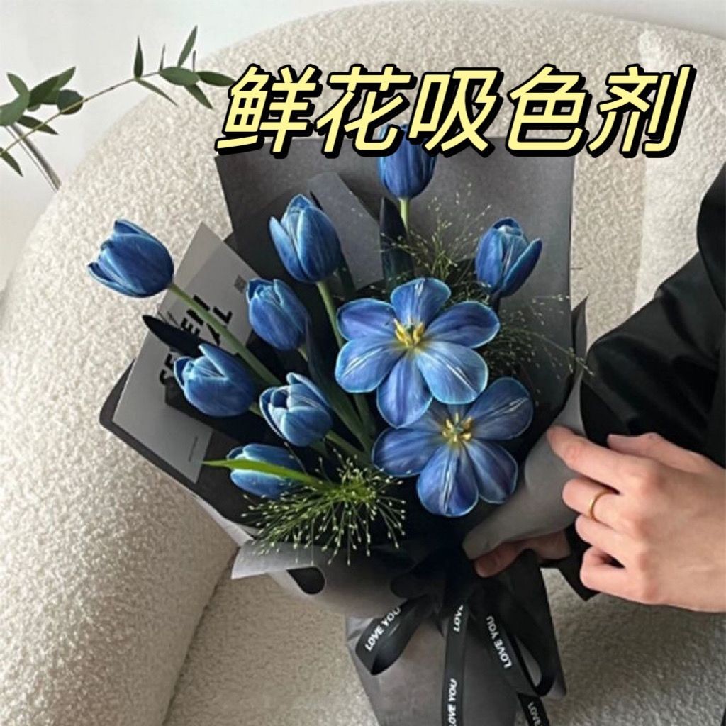 【台灣熱賣】鮮花吸色劑染色劑 七彩玫瑰吸色滿天星鮮花吸色劑 康乃馨馬卡龍吸色