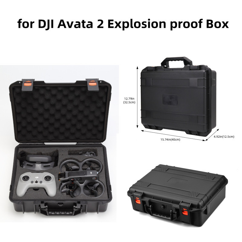 適用於 DJI Avata 2 防爆箱手提包便攜收納包適用於 DJI Avata 2 配件