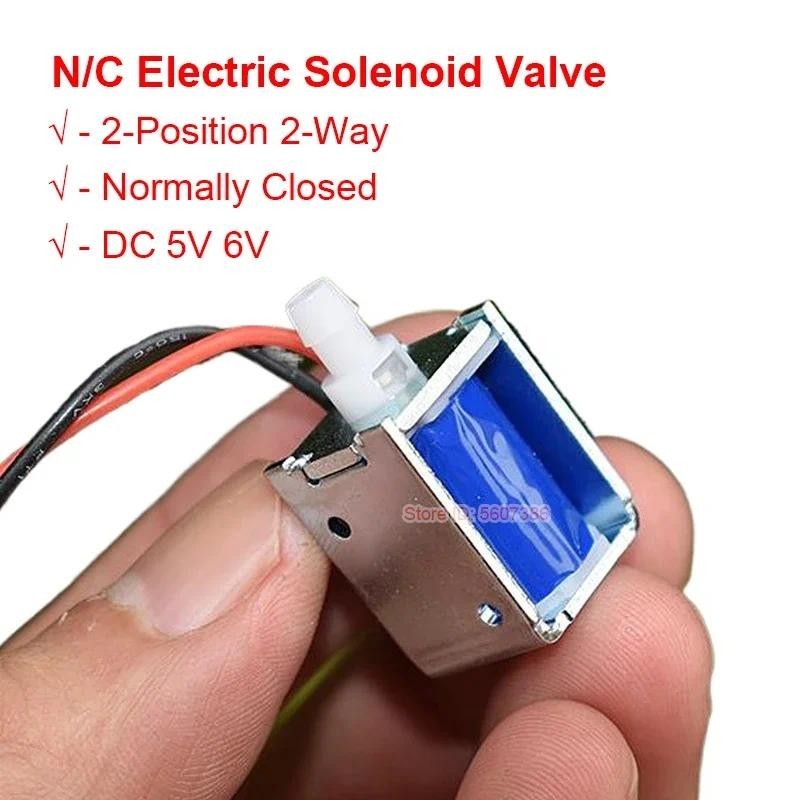N/c JQF1520 DC 5V 6V 常閉微型電動電磁閥 2 位 2 通氣流控制 DIY 吸奶器監視器