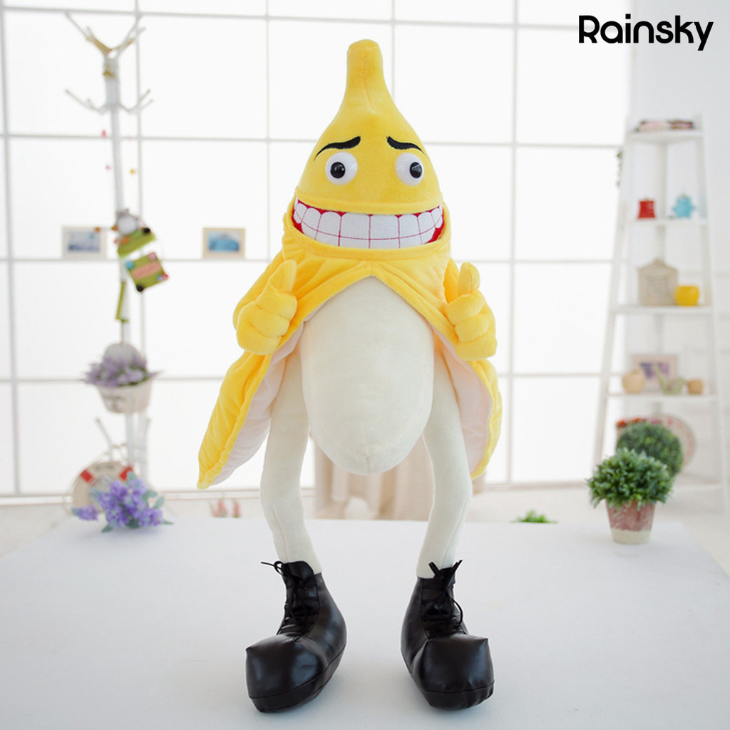[寶貝玩具]搞怪邪惡香蕉人公仔毛絨玩具香蕉人抱枕布娃娃創意玩偶生日禮物