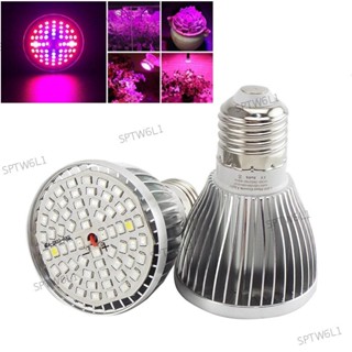 60 LED 植物生長燈 9W 燈泡全光譜 UV IR 用於室內花卉蔬菜種植帳篷 TW6L1