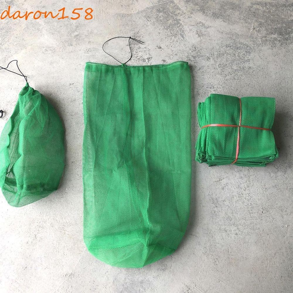 DARON網袋釣魚配件漁具增厚漁網綠色折疊尼龍網袋