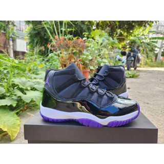 2024 Air Jordan 11 復古高幫黑紫跑鞋 AJ11 籃球鞋