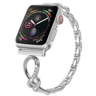 鑽石金屬錶帶兼容 Apple Watch Ultra 49mm 45mm 44mm 42mm 41mm 40mm 38m