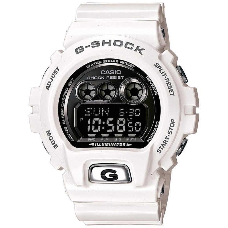G-Shock GD-X6900 FB7 WHITE COLOR DW-6900 男士復古運動防水手錶 sy921