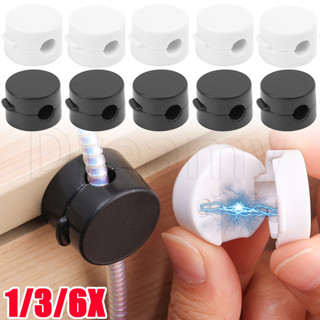 1/3/6 件磁性電纜管理器 - 電源線固定夾 - 充電線管理器 - 數據線管理 - 壁掛式、可調節、自粘式 - 家庭辦
