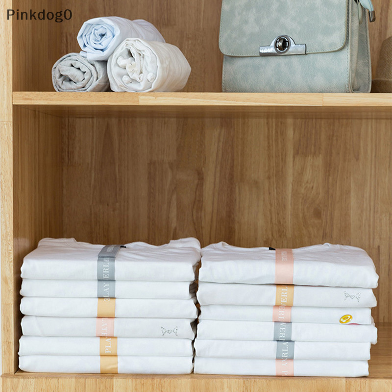 Pi 白襯衫折疊板塑料折疊板帶絲帶耐用衣服收納板用於衣櫃 og