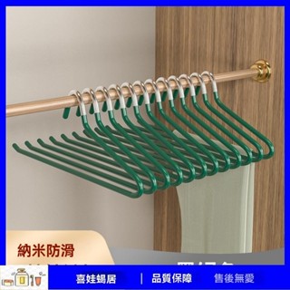 【喜娃🏡蝸居】家用鵝型褲架褲子專用衣架防滑鵝型褲夾無痕Z字衣櫃收納神器批發