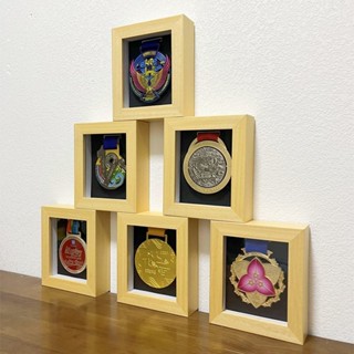 ‹奬牌展示架› 現貨 馬拉鬆奬牌展示框跑步徒步越野爬山戶外運動奬章 收納 收藏中空 相框