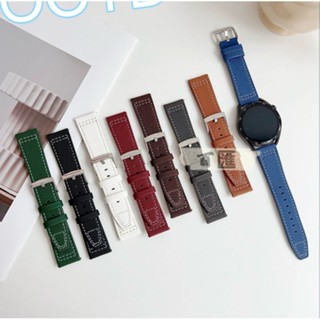 20mm 22mm 三星 佳明 華為 小米 Apple Watch 7 6 5 錶帶 飛行員 紋理皮 針扣款 新款 腕帶