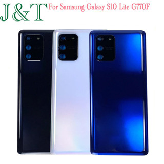 SAMSUNG 全新適用於三星 Galaxy S10 Lite SMG770DS G770F 電池後蓋後門塑料面板 S1