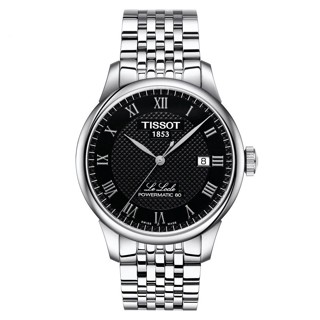 TISSOT 天梭 Le Locle 天梭黑色銀色 t0064071105300 男士戰爭