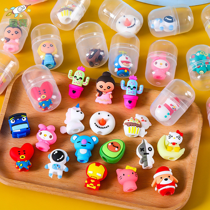 台灣現貨🚛32mm扭蛋 公仔扭蛋 多元款式 混裝公仔 獎勵品 扭蛋機 禮品球 扭蛋球 禮物 玩偶 透明 膠囊 兒童玩具