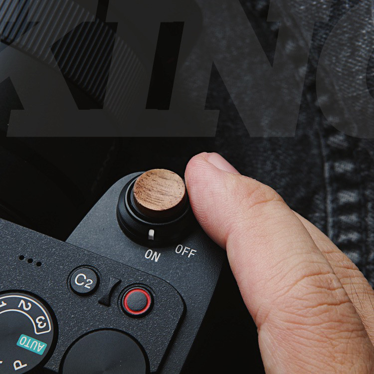 光影新品|原創索尼快門貼A7CII A6700 A7CR木製按鈕貼新款大尺寸貼精美小巧實用