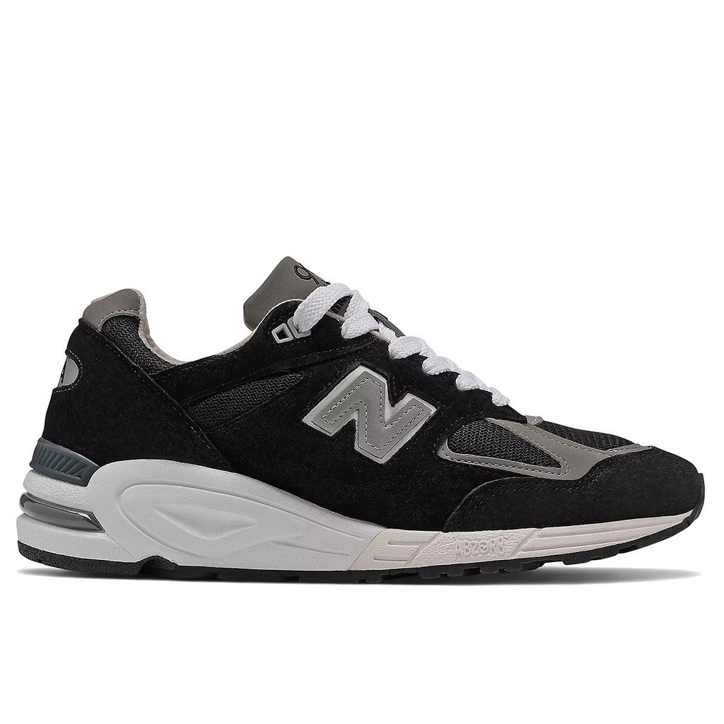 品牌旗艦館▶NEW BALANCE 990V2 M990V2【M990BL2】BLACK GREY 美國製 黑 D楦