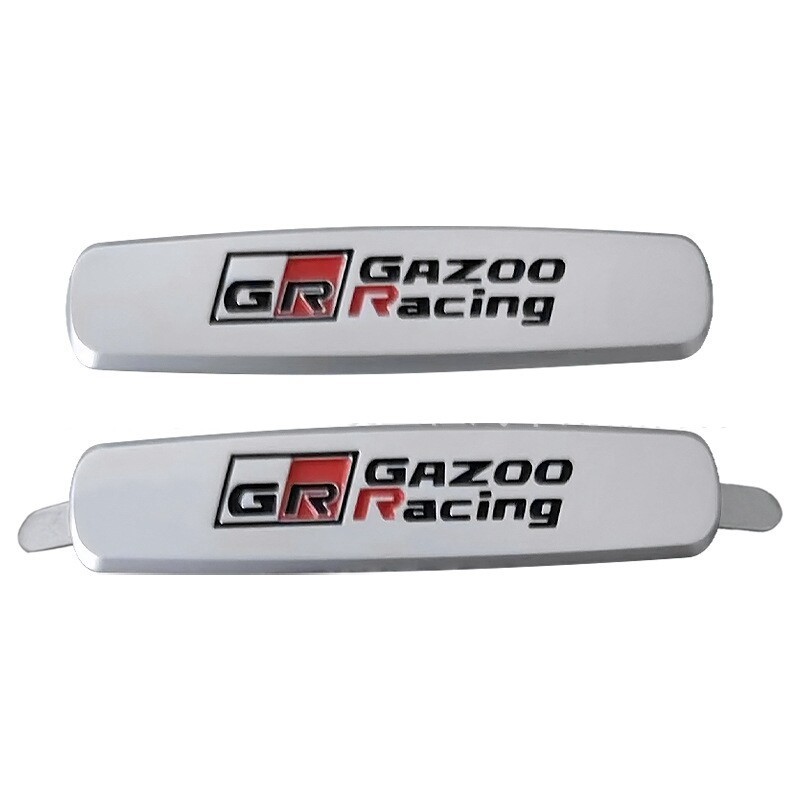 適用於TOYOTA豐田GR座椅標 GAZOO Racing中控車貼 汽車內飾金屬改裝車標logo 車墊標誌