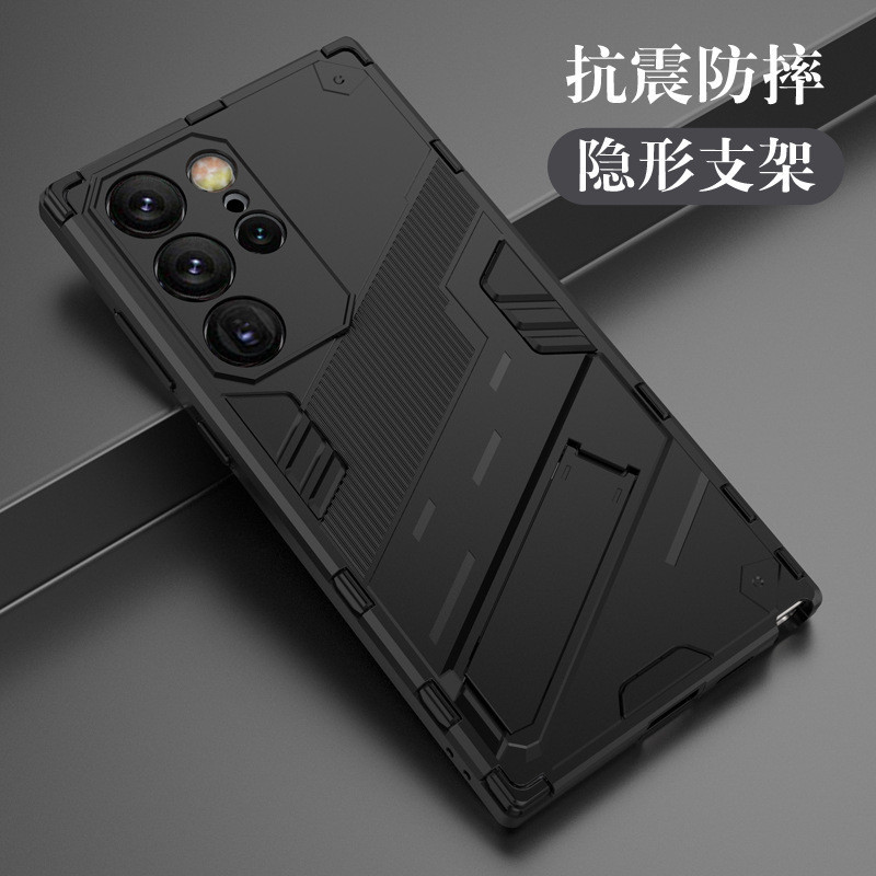 Realme GT Neo2 [朋克] 磁吸 支架 手機殼 精孔 硬殼 盔甲 防摔殼 保護殼