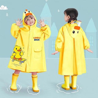 兒童雨衣加厚卡通女童男童幼兒園小學生寶寶書包雨衣