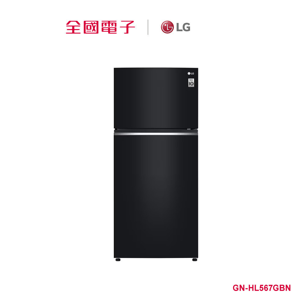 LG 525L 智慧變頻冰箱-黑  GN-HL567GBN 【全國電子】