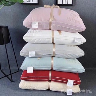 【現貨免運】超級下殺 48X74枕頭 希爾頓同款枕頭 五星級酒店枕頭 單隻裝 護頸枕頭 可水洗枕芯 高枕 低枕 安眠枕頭