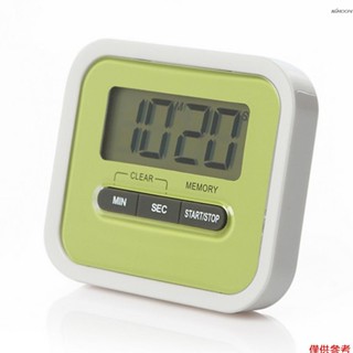 綠色 835819 磁吸式廚房定時器烘焙烹飪計時器（不帶電池）