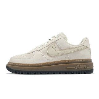 Nike 休閒鞋 Air Force 1 Luxe 男鞋 米白 膠底 厚底 AF1 [ACS] HV2531-100