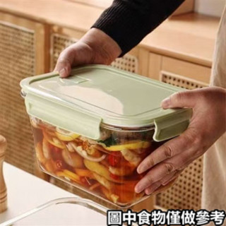‹保鮮盒›現貨 [店鋪熱銷]大容量 玻璃 保鮮盒泡菜帶蓋密封收納盒大號