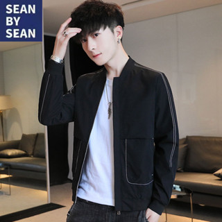 【店鋪熱銷】SEAN BY SFAN男士夾克2024韓版上衣新款休閒棒球潮流男裝春秋外套